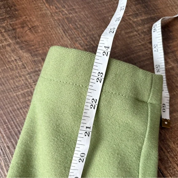GAP Y2K apple green wool blend duffle coat toggle buttons preppy women’s L EUC - Picture 13 of 16